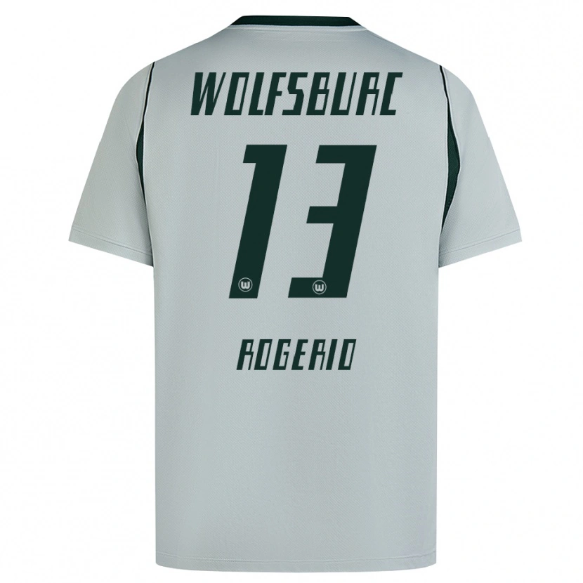 Danxen Dames Rogério Oliveira Da Silva #13 Grijs Groen Uitshirt Uittenue 2026/27 T-Shirt