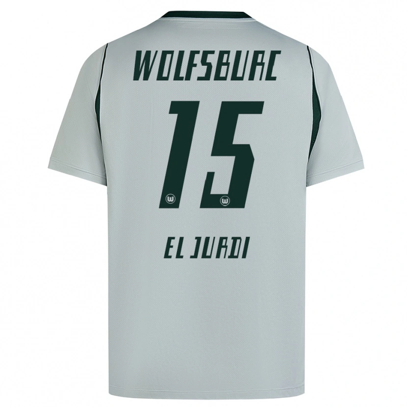 Danxen Dames Joud El Jurdi #15 Grijs Groen Uitshirt Uittenue 2026/27 T-Shirt