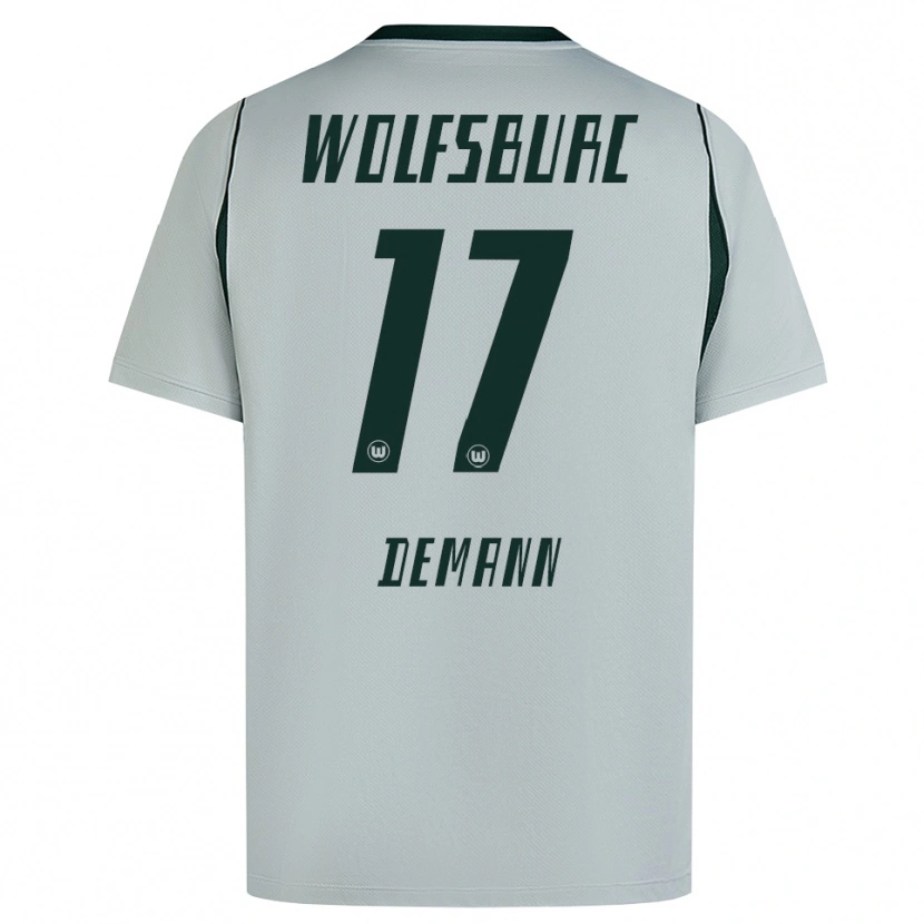 Danxen Dames Kristin Demann #17 Grijs Groen Uitshirt Uittenue 2026/27 T-Shirt