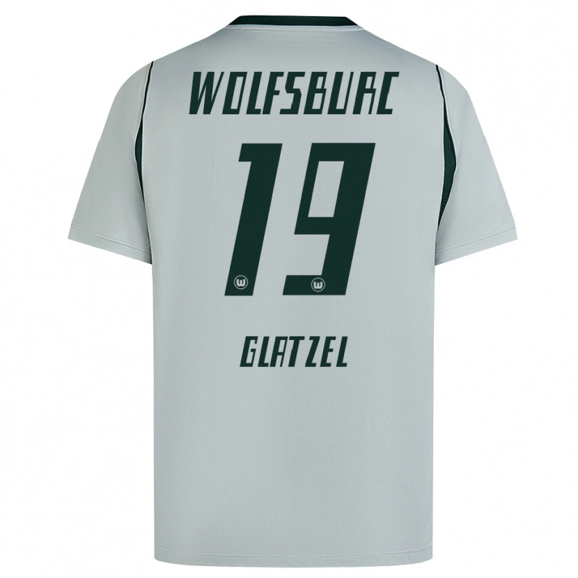 Danxen Dames Robert Glatzel #19 Grijs Groen Uitshirt Uittenue 2026/27 T-Shirt