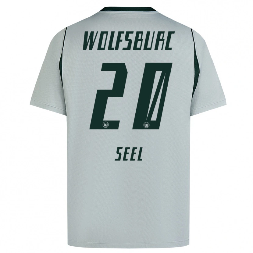 Danxen Dames William Seel #20 Grijs Groen Uitshirt Uittenue 2026/27 T-Shirt