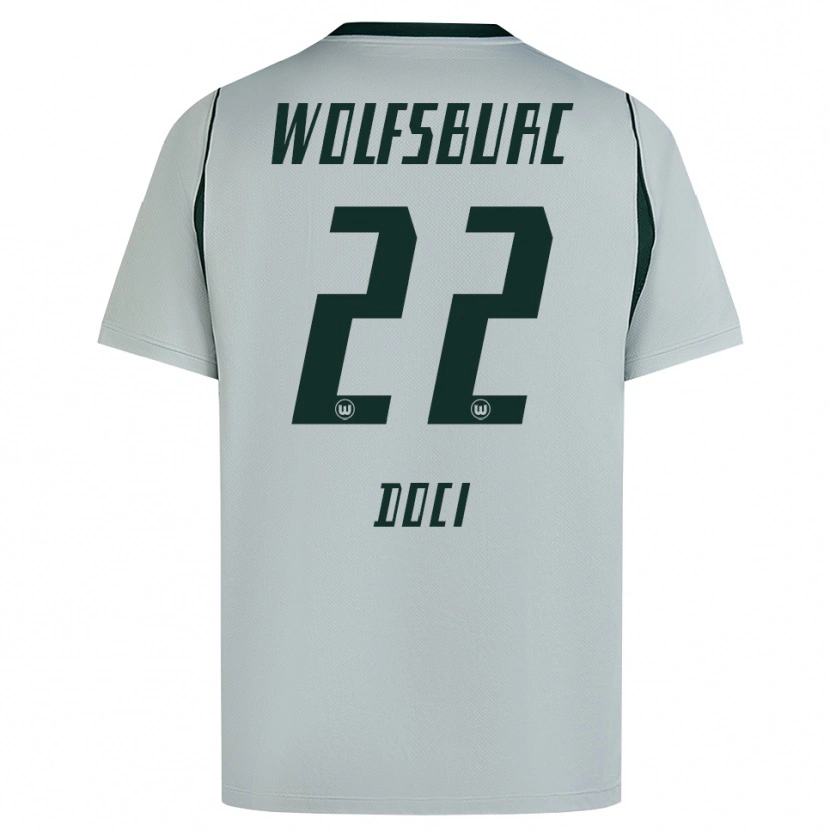 Danxen Dames Adrian Doci #22 Grijs Groen Uitshirt Uittenue 2026/27 T-Shirt