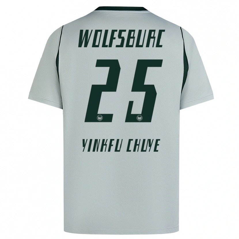 Danxen Dames Miguel Yinkfu Chuye #25 Grijs Groen Uitshirt Uittenue 2026/27 T-Shirt