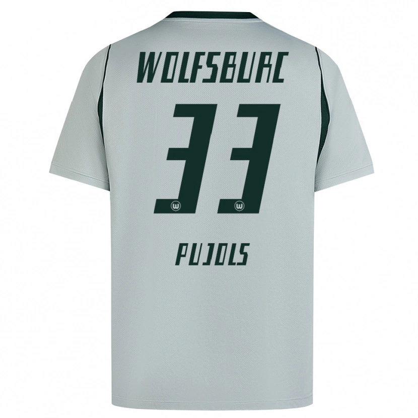 Danxen Dames Judit Pujols #33 Grijs Groen Uitshirt Uittenue 2026/27 T-Shirt