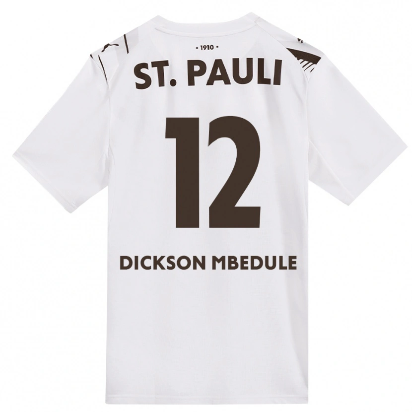 Danxen Dames Amani Dickson Mbedule #12 Cafe Wit Rood Uitshirt Uittenue 2026/27 T-Shirt