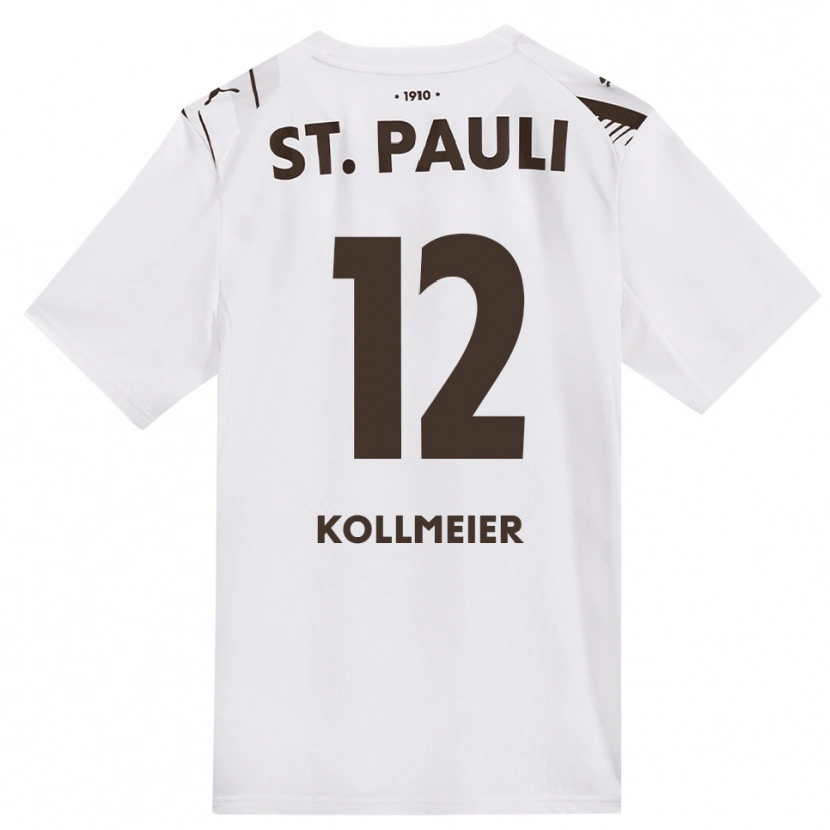 Danxen Dames Anton Kollmeier #12 Cafe Wit Rood Uitshirt Uittenue 2026/27 T-Shirt