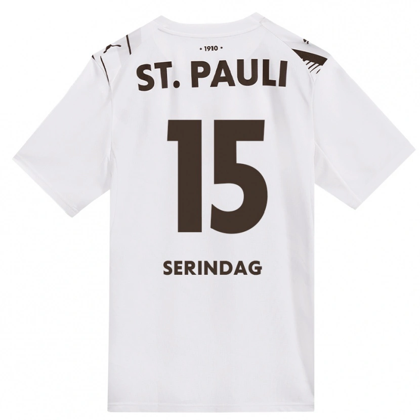 Danxen Dames Levin Serindag #15 Cafe Wit Rood Uitshirt Uittenue 2026/27 T-Shirt