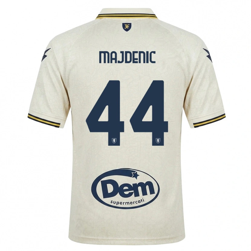 Danxen Dames Fran Majdenic #44 Oldlace Geel Zwart Uitshirt Uittenue 2026/27 T-Shirt