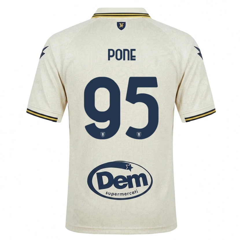Danxen Dames Cristian Pone #95 Oldlace Geel Zwart Uitshirt Uittenue 2026/27 T-Shirt
