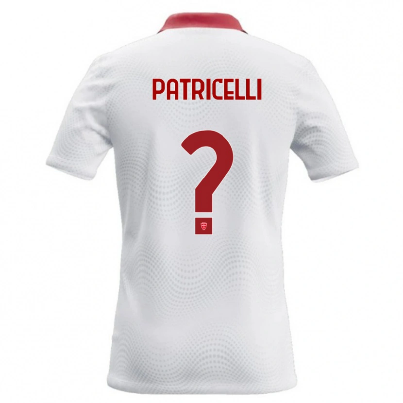 Danxen Dames Raffaele Patricelli #0 Wit Rood Uitshirt Uittenue 2026/27 T-Shirt