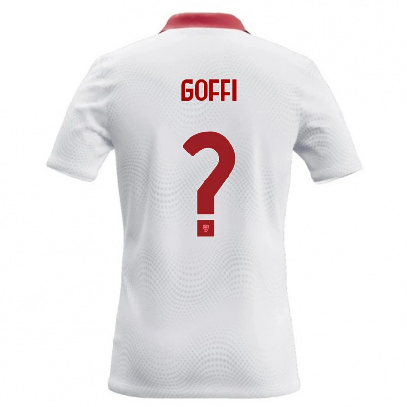 Danxen Dames Tommaso Goffi #0 Wit Rood Uitshirt Uittenue 2026/27 T-Shirt