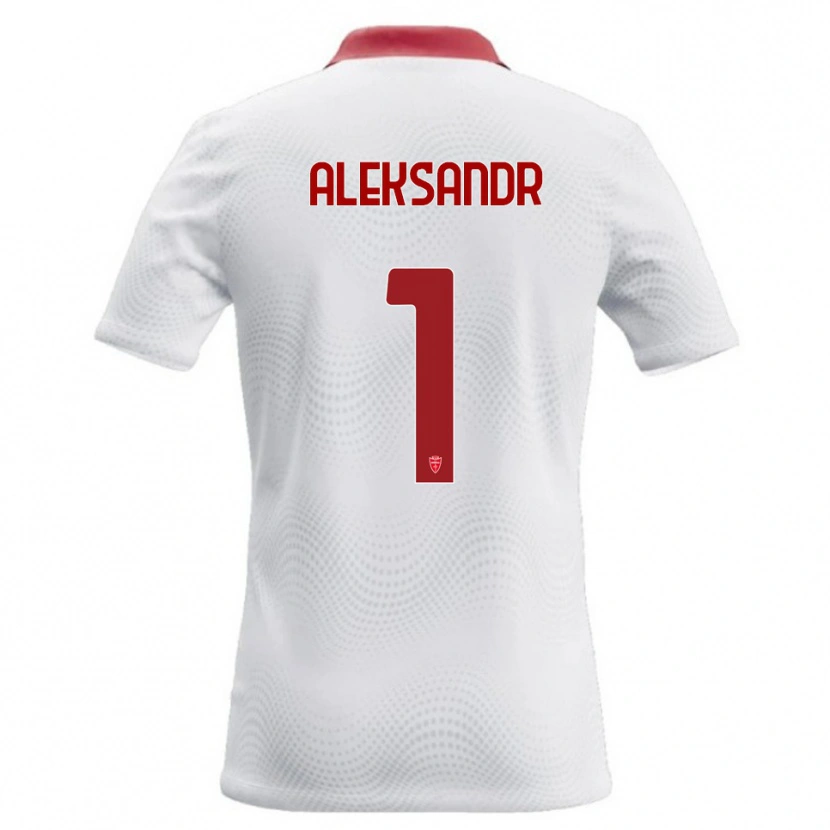 Danxen Dames Aleksandr Ballabio #1 Wit Rood Uitshirt Uittenue 2026/27 T-Shirt