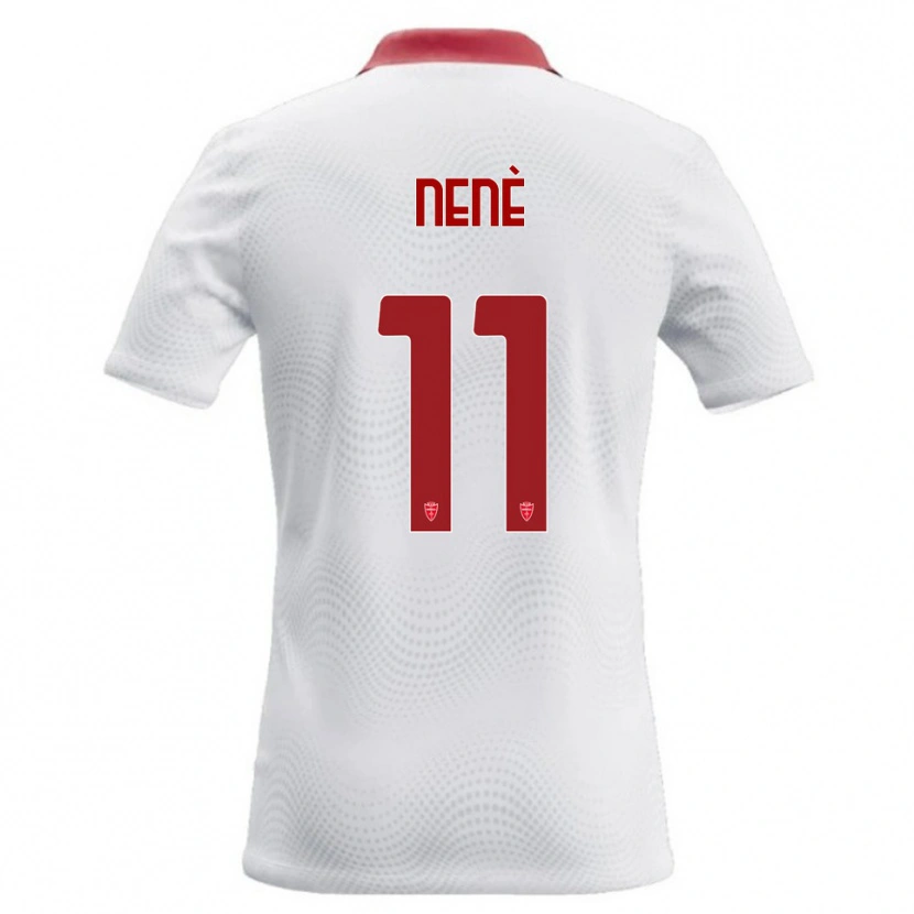 Danxen Dames Stephen Nenè #11 Wit Rood Uitshirt Uittenue 2026/27 T-Shirt