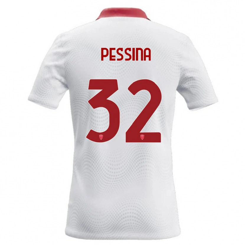 Danxen Dames Matteo Pessina #32 Wit Rood Uitshirt Uittenue 2026/27 T-Shirt