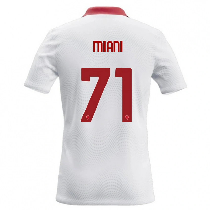 Danxen Dames Arthur Miani #71 Wit Rood Uitshirt Uittenue 2026/27 T-Shirt