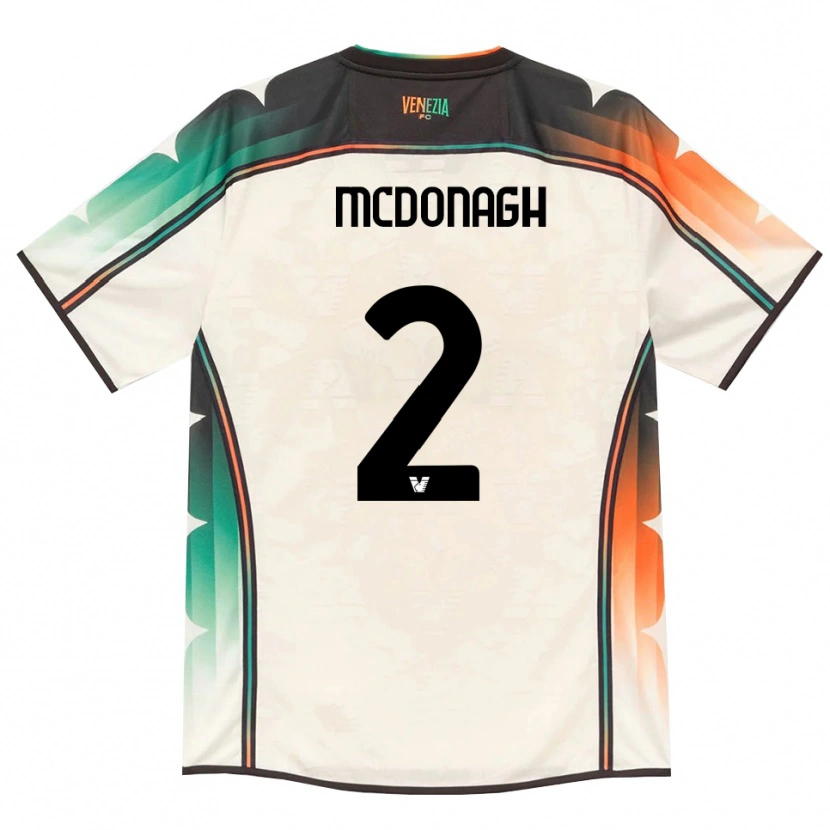 Danxen Dames Oisin Mcdonagh #2 Oldlace Oranje Groen Uitshirt Uittenue 2026/27 T-Shirt