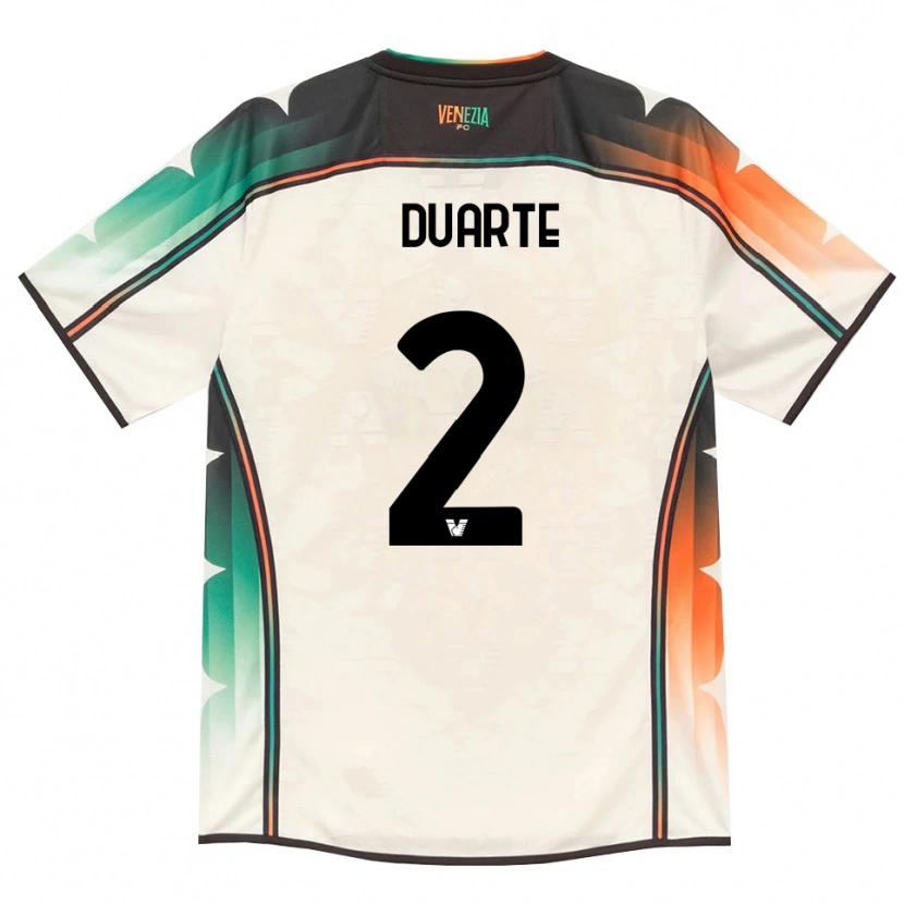 Danxen Dames Marcia Duarte #2 Oldlace Oranje Groen Uitshirt Uittenue 2026/27 T-Shirt
