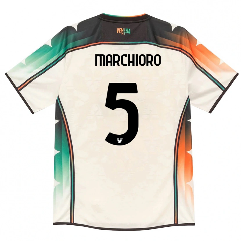 Danxen Dames Lorenzo Marchioro #5 Oldlace Oranje Groen Uitshirt Uittenue 2026/27 T-Shirt