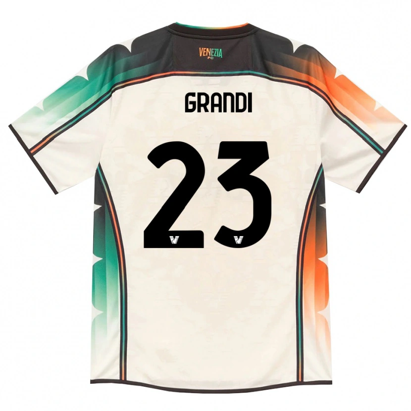 Danxen Dames Matteo Grandi #23 Oldlace Oranje Groen Uitshirt Uittenue 2026/27 T-Shirt