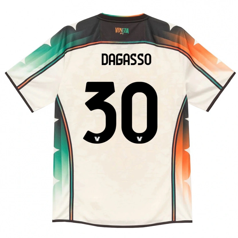 Danxen Dames Matteo Dagasso #30 Oldlace Oranje Groen Uitshirt Uittenue 2026/27 T-Shirt