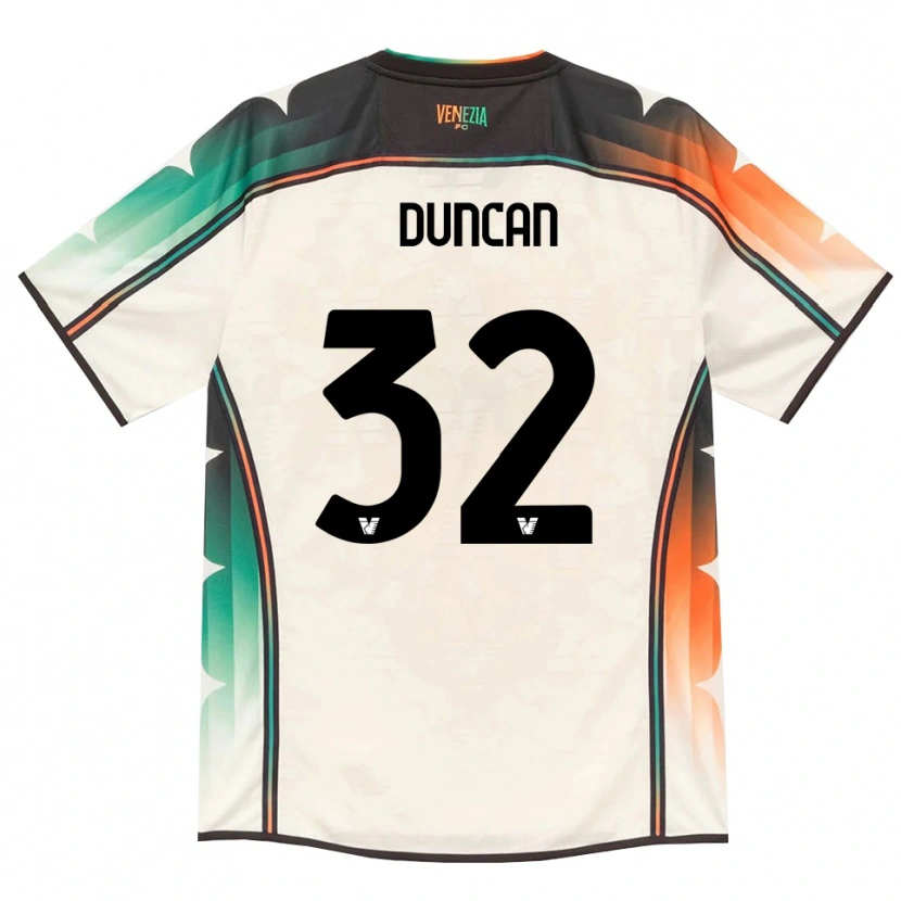 Danxen Dames Alfred Duncan #32 Oldlace Oranje Groen Uitshirt Uittenue 2026/27 T-Shirt