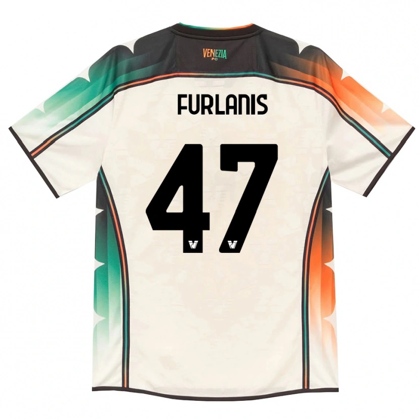 Danxen Dames Giorgia Furlanis #47 Oldlace Oranje Groen Uitshirt Uittenue 2026/27 T-Shirt