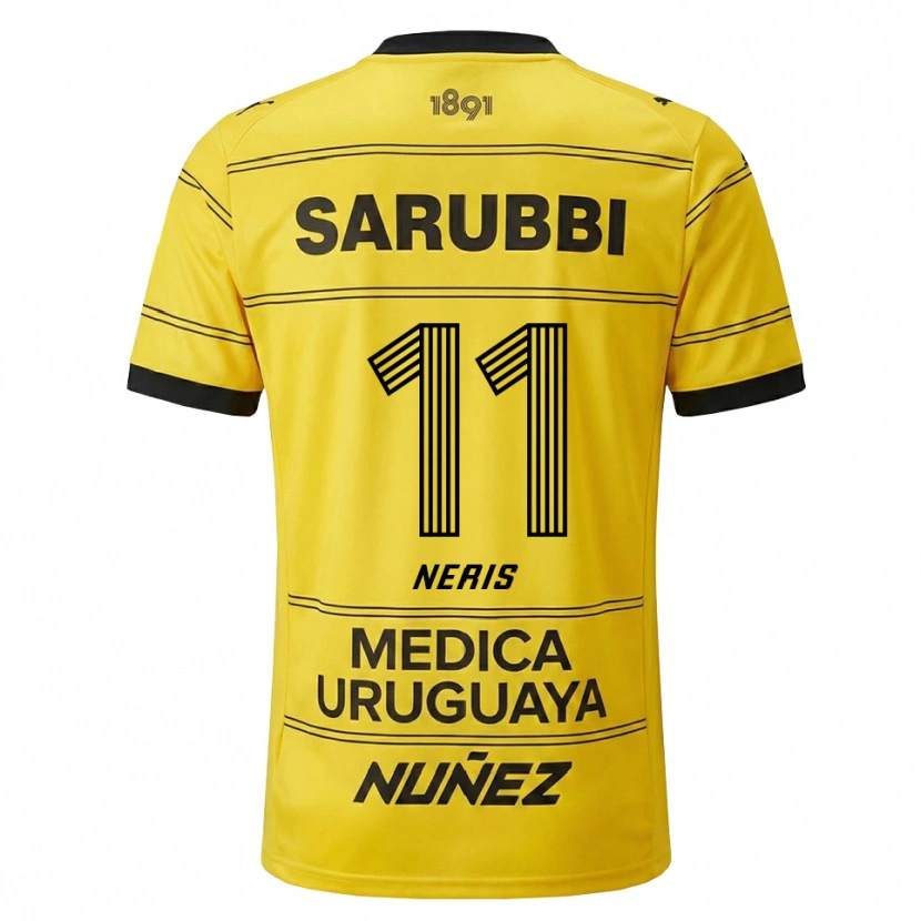 Danxen Dames José Neris #11 Geel Zwart Uitshirt Uittenue 2026/27 T-Shirt