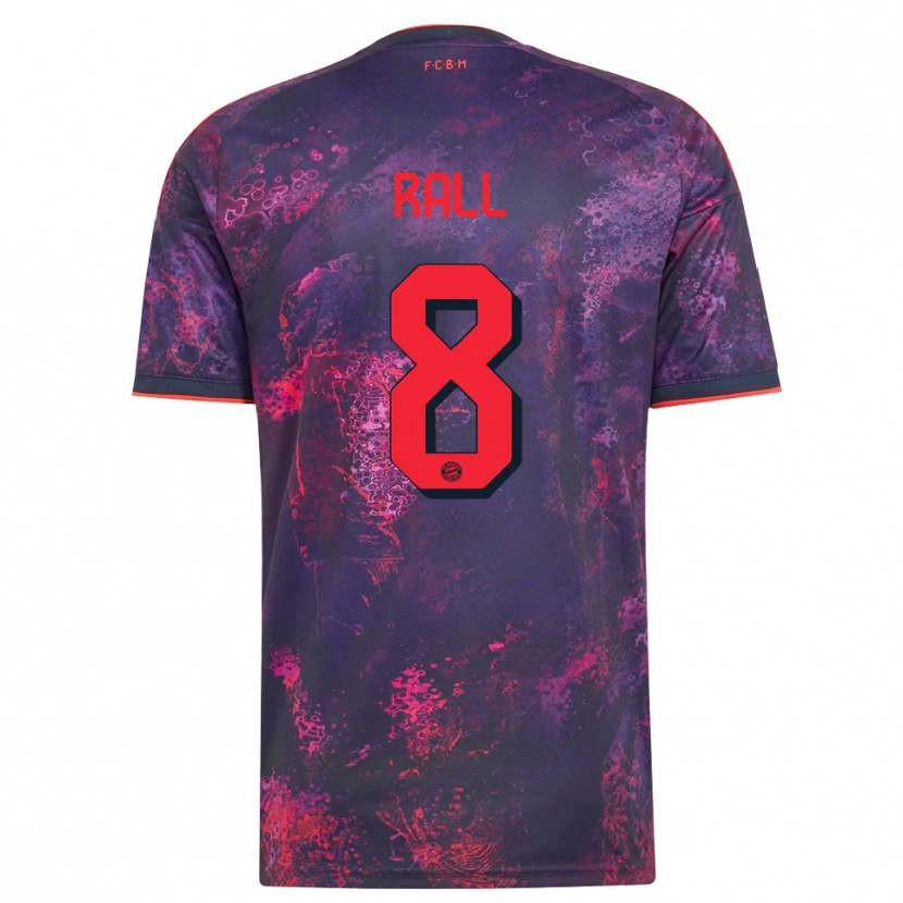 Danxen Dames Maximiliane Rall #8 Paars Rood Thuisshirt Derde Tenue 2026/27 T-Shirt