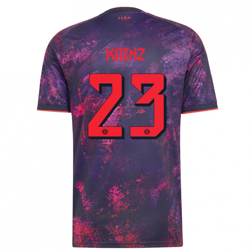 Danxen Dames Manuel Kainz #23 Paars Rood Thuisshirt Derde Tenue 2026/27 T-Shirt