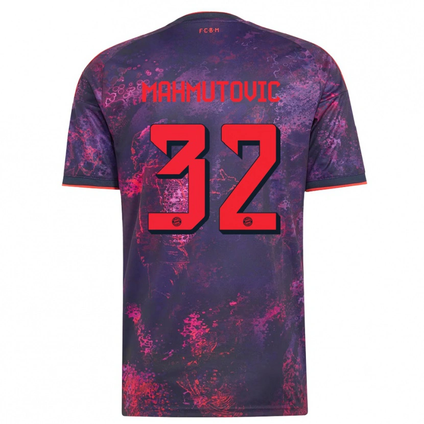 Danxen Dames Ena Mahmutovic #32 Paars Rood Thuisshirt Derde Tenue 2026/27 T-Shirt