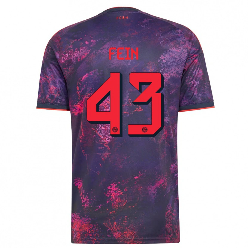 Danxen Dames Adrian Fein #43 Paars Rood Thuisshirt Derde Tenue 2026/27 T-Shirt