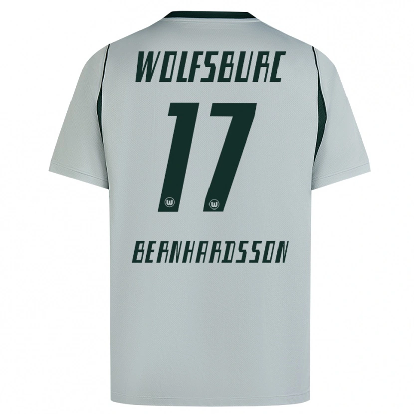 Danxen Dames Alexander Bernhardsson #17 Grijs Groen Uitshirt Uittenue 2026/27 T-Shirt