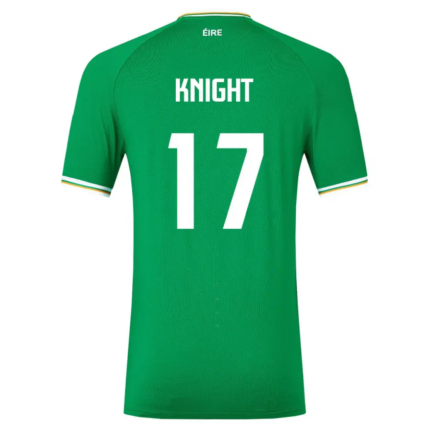 Danxen Kinderen Ierland Jason Knight #17 Groente Thuisshirt Thuistenue 24-26 T-Shirt