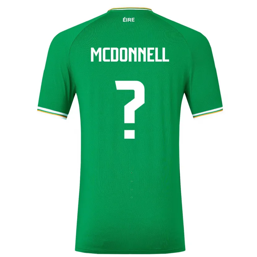 Danxen Kinderen Ierland Grady Mcdonnell #0 Groente Thuisshirt Thuistenue 24-26 T-Shirt