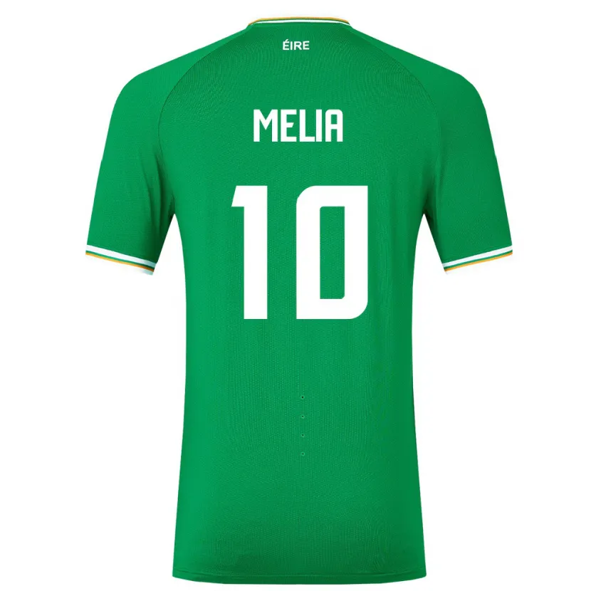 Danxen Kinderen Ierland Mason Melia #10 Groente Thuisshirt Thuistenue 24-26 T-Shirt