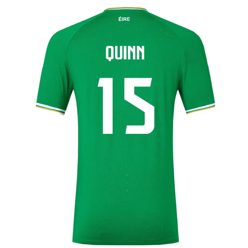 Danxen Kinderen Ierland Lucy Quinn #15 Groente Thuisshirt Thuistenue 24-26 T-Shirt