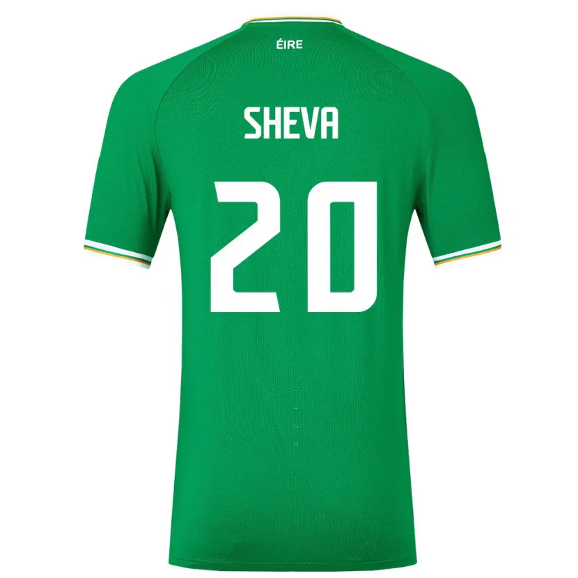 Danxen Kinderen Ierland Marissa Sheva #20 Groente Thuisshirt Thuistenue 24-26 T-Shirt