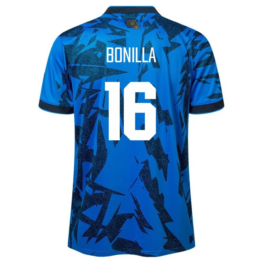 Danxen Kinderen El Salvador Elmer Bonilla #16 Blauw Thuisshirt Thuistenue 24-26 T-Shirt