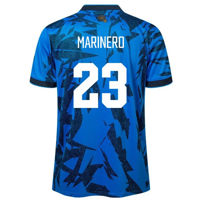 Danxen Kinderen El Salvador Amber Marinero #23 Blauw Thuisshirt Thuistenue 24-26 T-Shirt