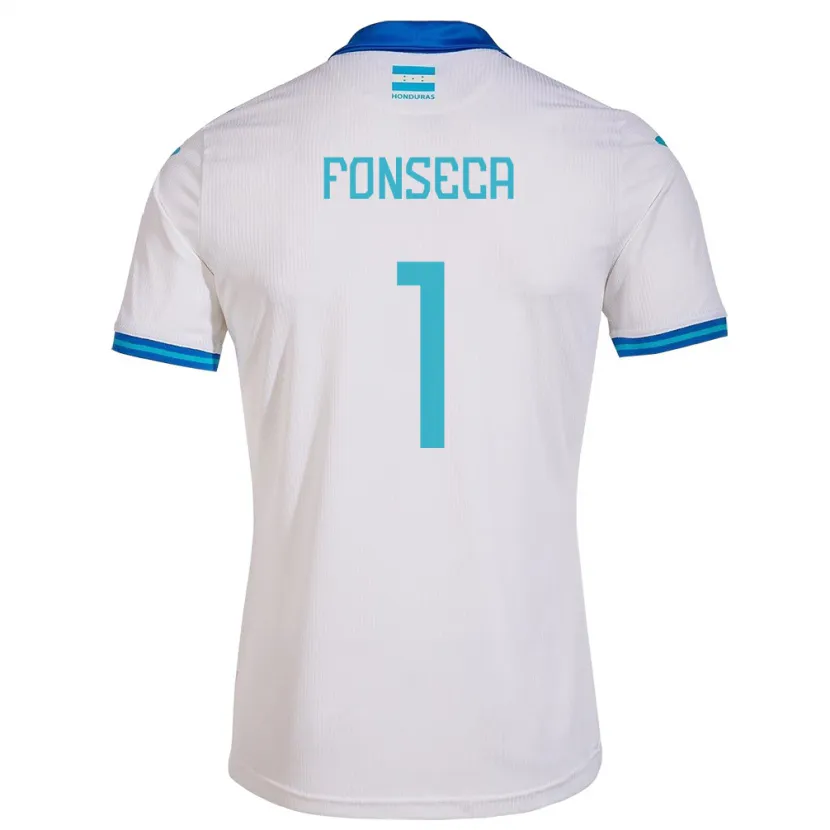 Danxen Kinderen Honduras Harold Fonseca #1 Wit Thuisshirt Thuistenue 24-26 T-Shirt