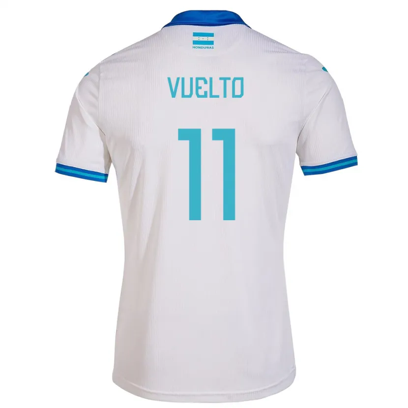 Danxen Kinderen Honduras Darixon Vuelto #11 Wit Thuisshirt Thuistenue 24-26 T-Shirt