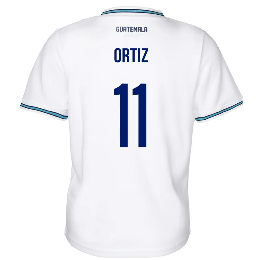 Danxen Kinderen Guatemala Andersson Ortiz #11 Wit Thuisshirt Thuistenue 24-26 T-Shirt