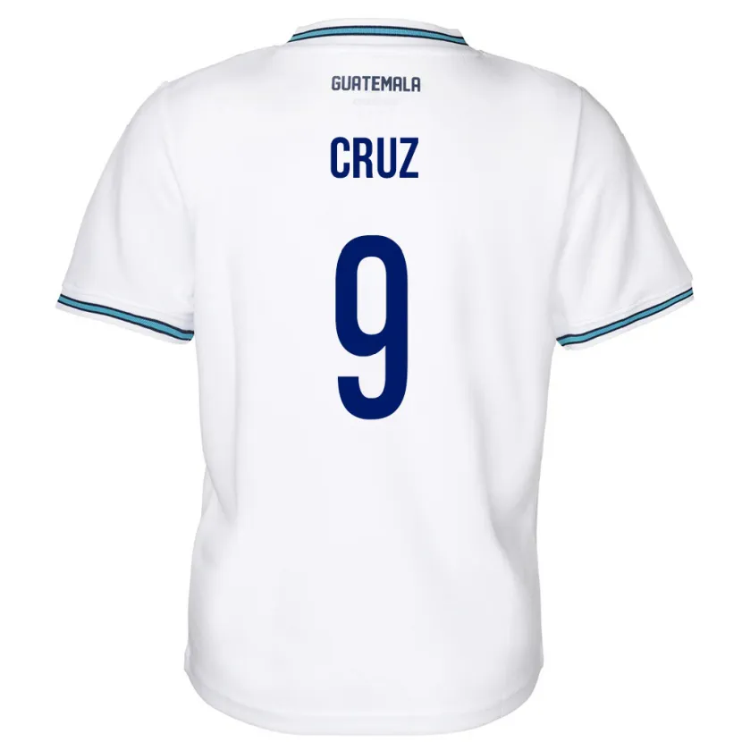Danxen Kinderen Guatemala Celsa Cruz #9 Wit Thuisshirt Thuistenue 24-26 T-Shirt