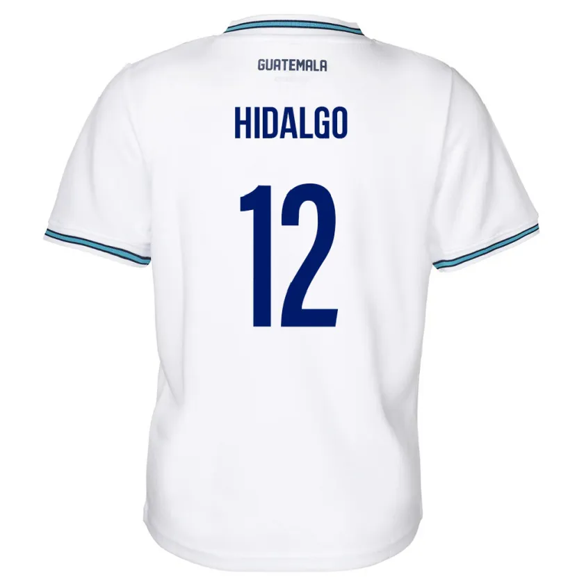 Danxen Kinderen Guatemala Angie Hidalgo #12 Wit Thuisshirt Thuistenue 24-26 T-Shirt
