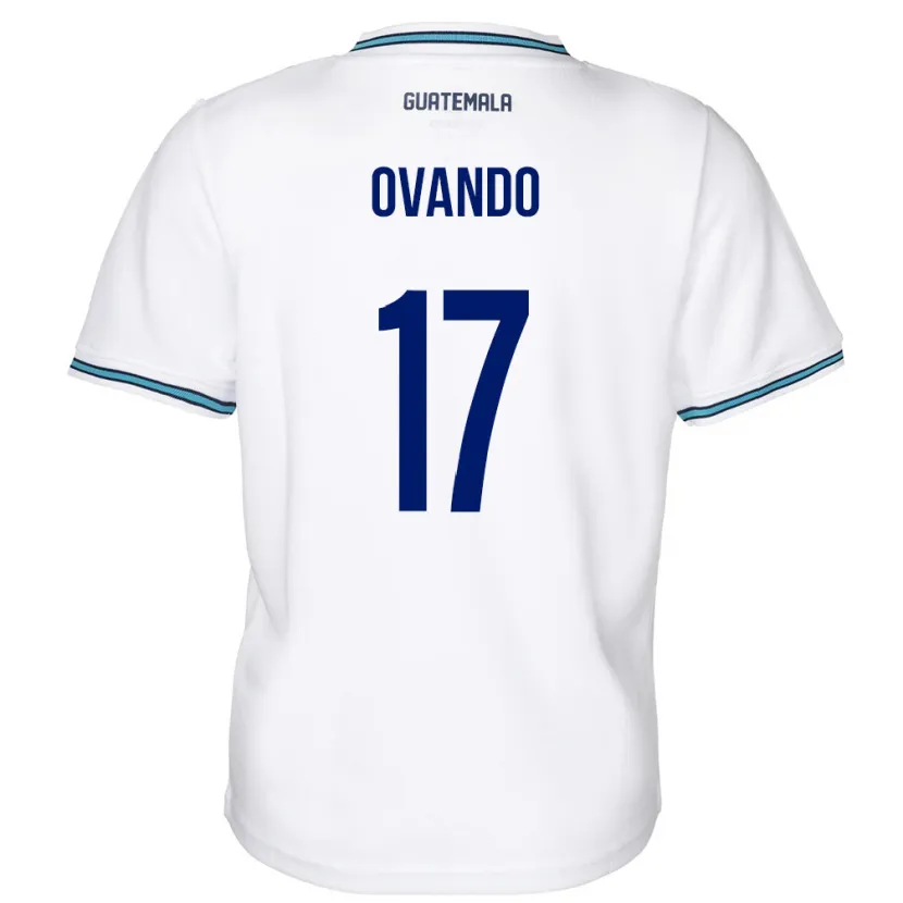 Danxen Kinderen Guatemala Sandra Ovando #17 Wit Thuisshirt Thuistenue 24-26 T-Shirt