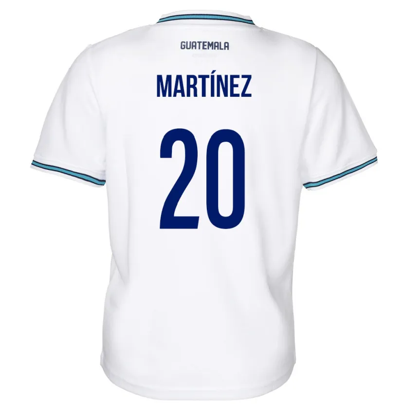 Danxen Kinderen Guatemala Ana Lucía Martínez #20 Wit Thuisshirt Thuistenue 24-26 T-Shirt