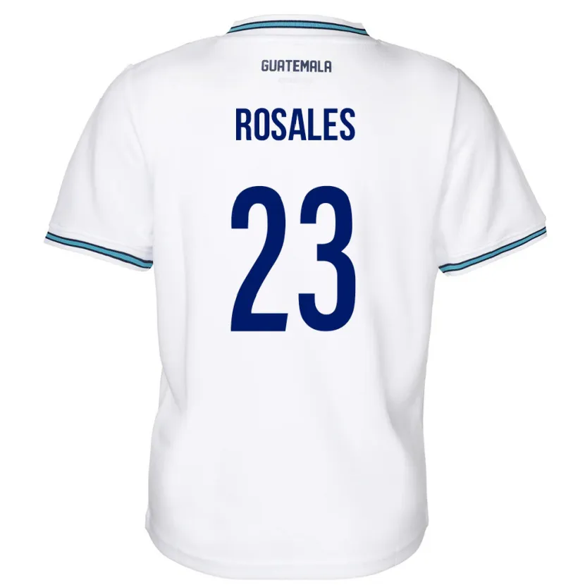Danxen Kinderen Guatemala Yareni Rosales #23 Wit Thuisshirt Thuistenue 24-26 T-Shirt