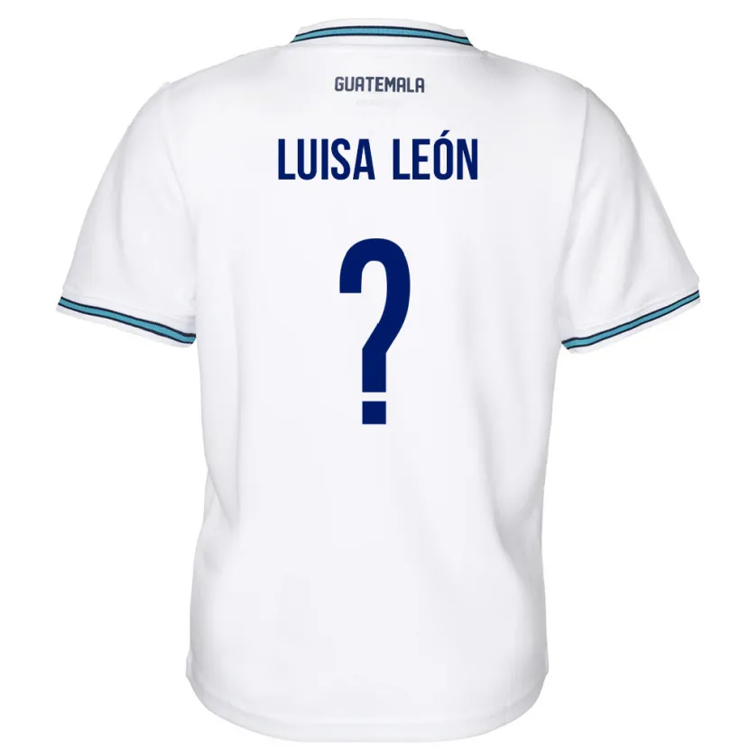 Danxen Kinderen Guatemala Luisa León #0 Wit Thuisshirt Thuistenue 24-26 T-Shirt