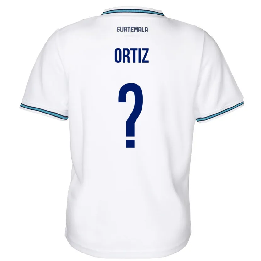 Danxen Kinderen Guatemala Jenifer Ortiz #0 Wit Thuisshirt Thuistenue 24-26 T-Shirt