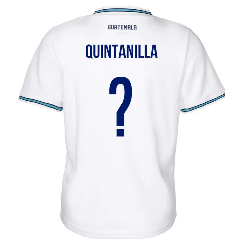 Danxen Kinderen Guatemala Anayelli Quintanilla #0 Wit Thuisshirt Thuistenue 24-26 T-Shirt